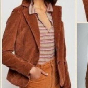 Free People corduroy blazer